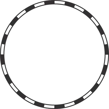 Chip border frame
